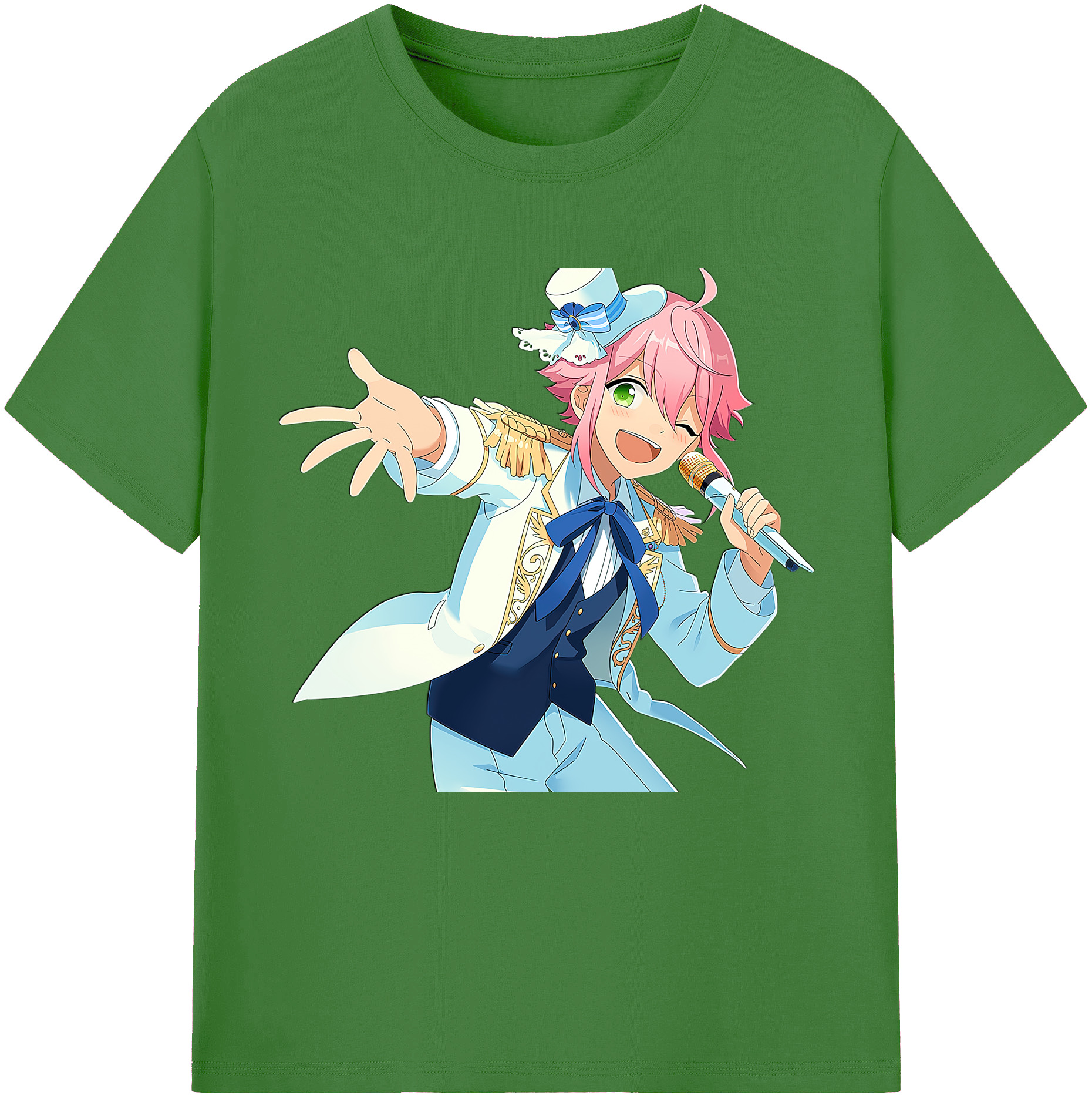 （画像用） あんさんぶるスターズ! Ensemble Stars レディースカジュアルプリントTシャツ（綿100％）